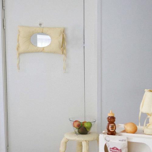 46MONTH ribbon mirror (lemon) - SOMIBEYA