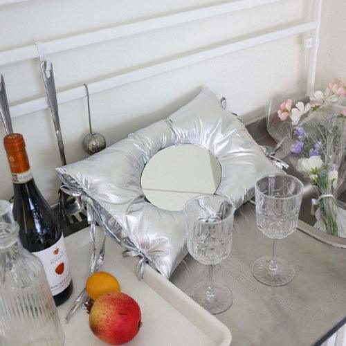 46MONTH ribbon mirror (silver) - SOMIBEYA