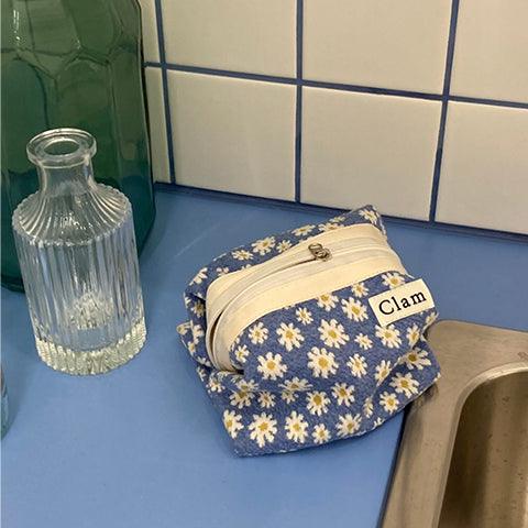 Clam round pouch _ Egg flower - SOMIBEYA