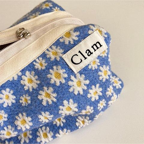 Clam round pouch _ Egg flower - SOMIBEYA