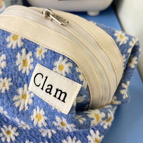 Clam round pouch _ Egg flower - SOMIBEYA