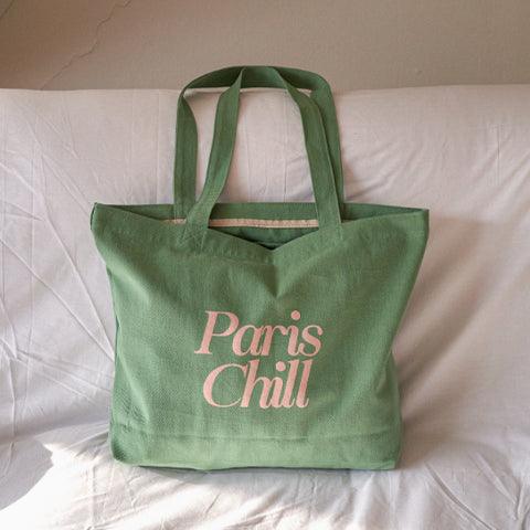 HOTEL PARIS CHILL Paris Chill トートバッグ (モッシーツリー) - エコフレンドリー 韓国雑貨 – somibeya