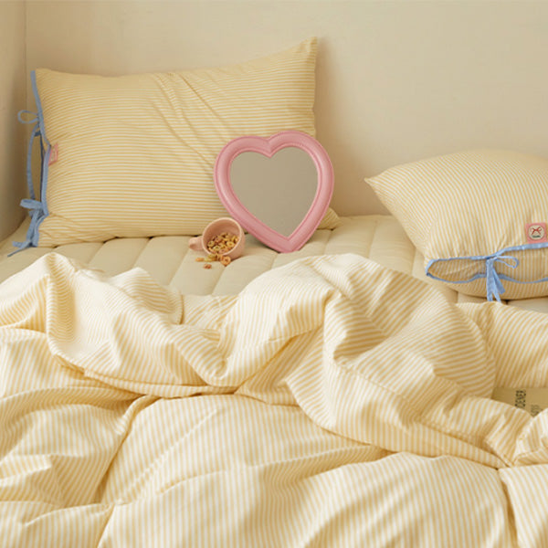 Ribbon Cake Duvet + Pillow Cover Anti-mite (Pink)