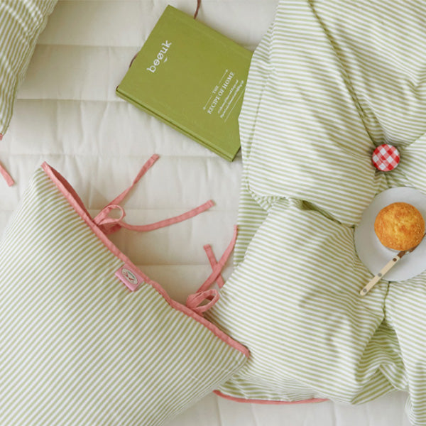 Ribbon Cake Duvet + Pillow Cover Anti-mite (Pink)