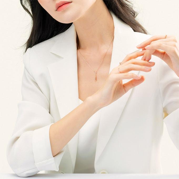 ドロップネックレス(silver925) - somibeya