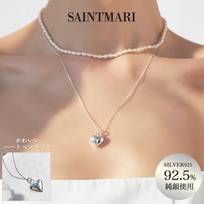 ハートネックレス(silver925) - somibeya