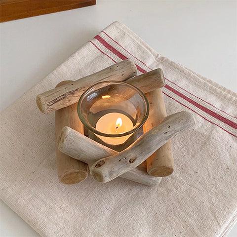 wood candle ウッドキャンドル - SOMIBEYA