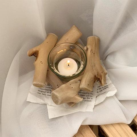 Somibeya wood candle ウッドキャンドル 韓国雑貨 - somibeya
