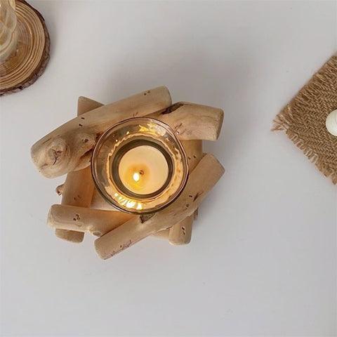 Somibeya wood candle ウッドキャンドル 韓国雑貨 - somibeya