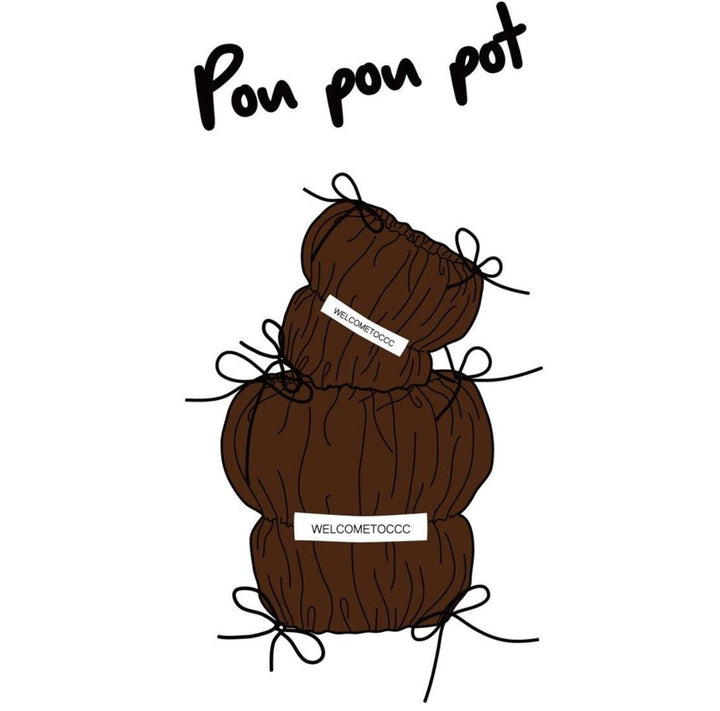 WELCOMETOCCC_POUPOUPOT MELTING CHOCO 2Size - somibeya