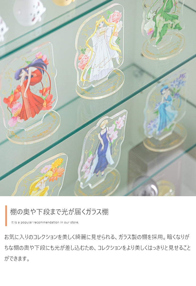 【 ×高さ40cm】Grami 卓上コレクションケース 横型 幅60cm×高さ40cm