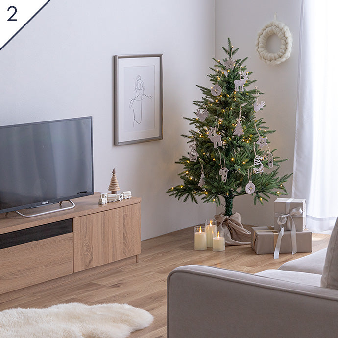 Abete クリスマスツリー 高さ120cm