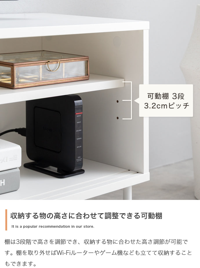 Putie 引き戸テレビ台 幅100cm
