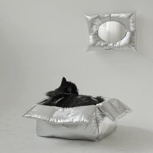 46MONTH 猫ソファ CAT BOX (SILVER) - somibeya