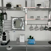 ★ 46MONTH★ cushion mirror 46MONTH cushion mirror Mirror Tabletop mirror Wall mirror
