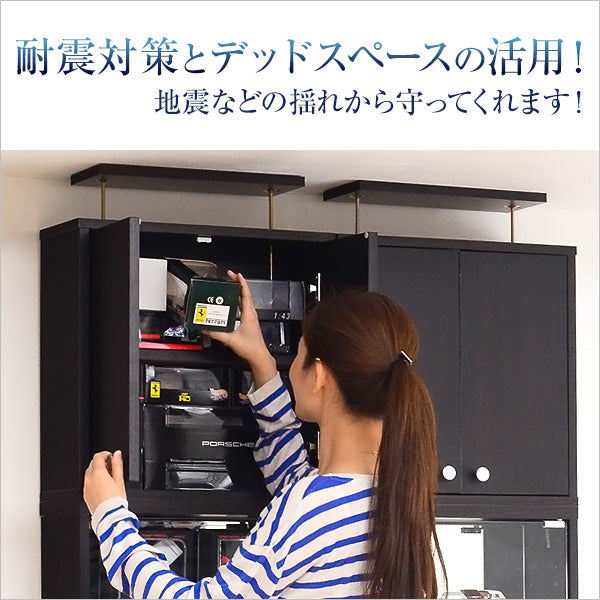 コレクションラック【-Luke-ルーク】深型ハイタイプ（専用上置き）