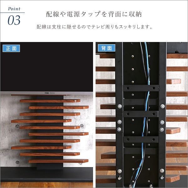 最大100インチ対応 デザインテレビスタンド