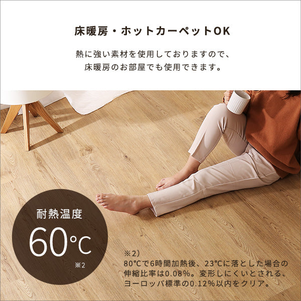 はめこみ式フロアタイル 96枚セット【Wood Flats-ウッドフラッツ-】