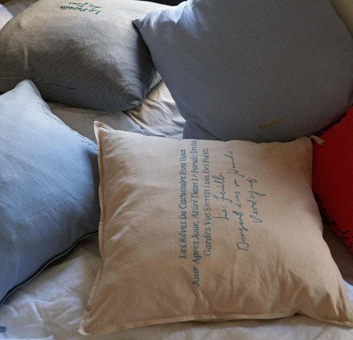 HOTEL PARIS CHILL クッションカバー Breezy Day Cushion Cover (Cream) - somibeya