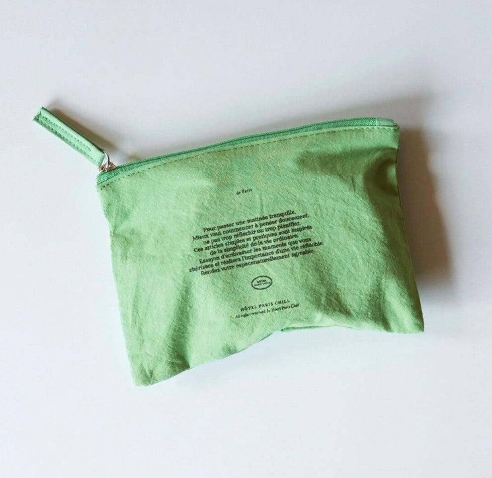 HOTEL PARIS CHILL ポーチ - Everyday Pouch (Olive) - somibeya
