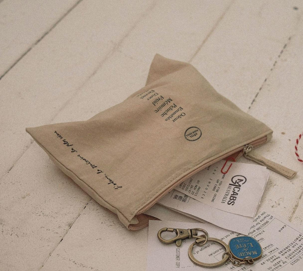 HOTEL PARIS CHILL ポーチ - Holiday Pouch (Linen) - somibeya