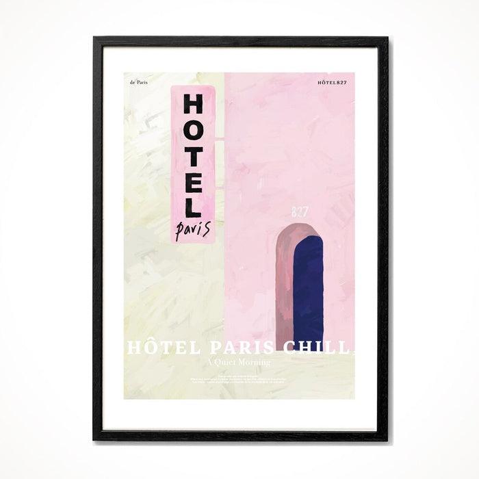 HOTEL PARIS CHILL ポスター Parischill Hotel Art Print - somibeya