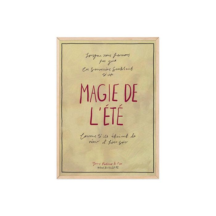HOTEL PARIS CHILL ポスター The Old Magic Book Cover Art Print - somibeya