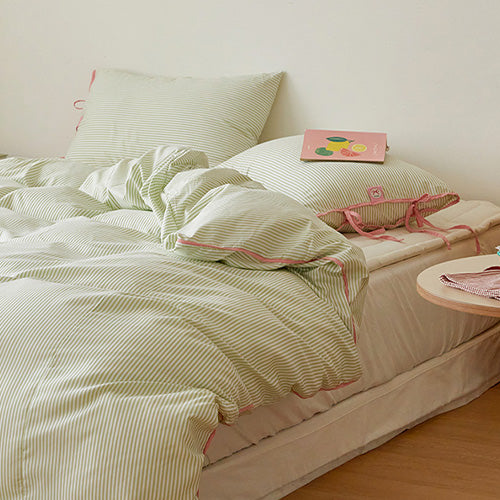 Ribbon Cake Duvet + Pillow Cover Anti-mite (Pink)