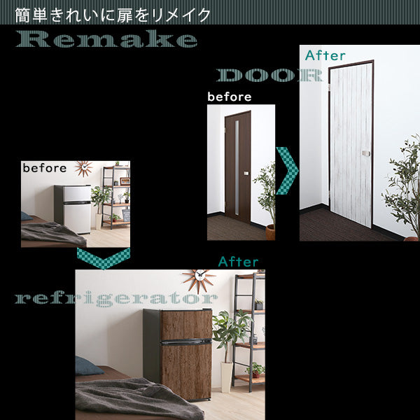 お手軽DIY！貼り直し可能なお手軽扉模様替えシート