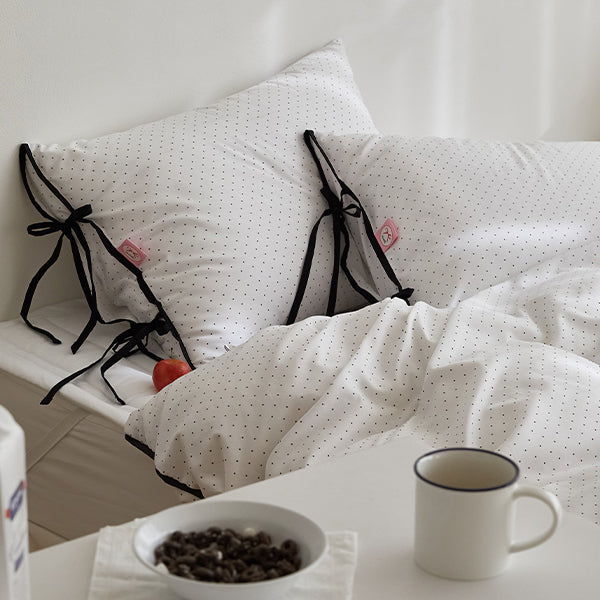 Ribbon Cake Duvet + Pillow Cover Anti-mite (Pink)