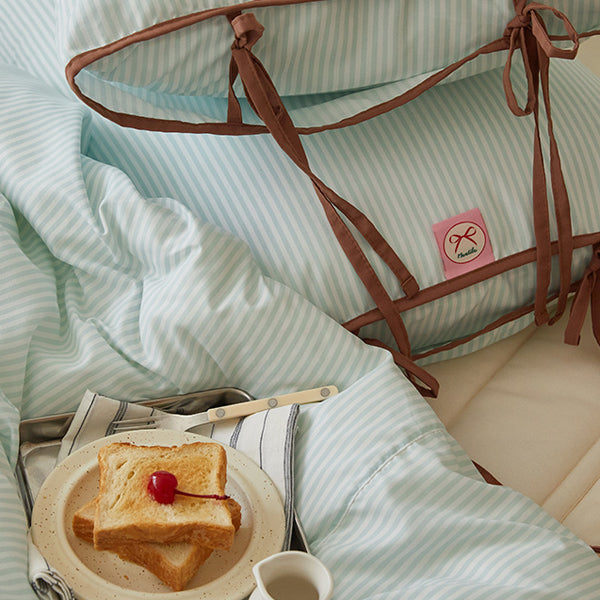 Ribbon Cake Duvet + Pillow Cover Anti-mite (Pink)