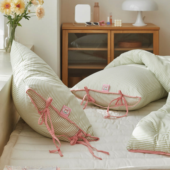 Ribbon Cake Duvet + Pillow Cover Anti-mite (Pink)