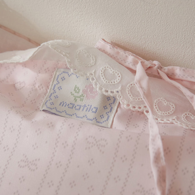 Rosy Eyelet 布団カバーセット maatila 韓国 布団セット シングル クイーン