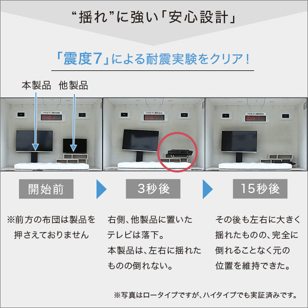 壁寄せテレビスタンド ハイスイングタイプ