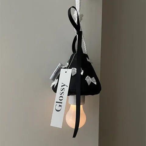 海外 Glossy × Lofa seoul Black Ribbon Mushroom Lamp
